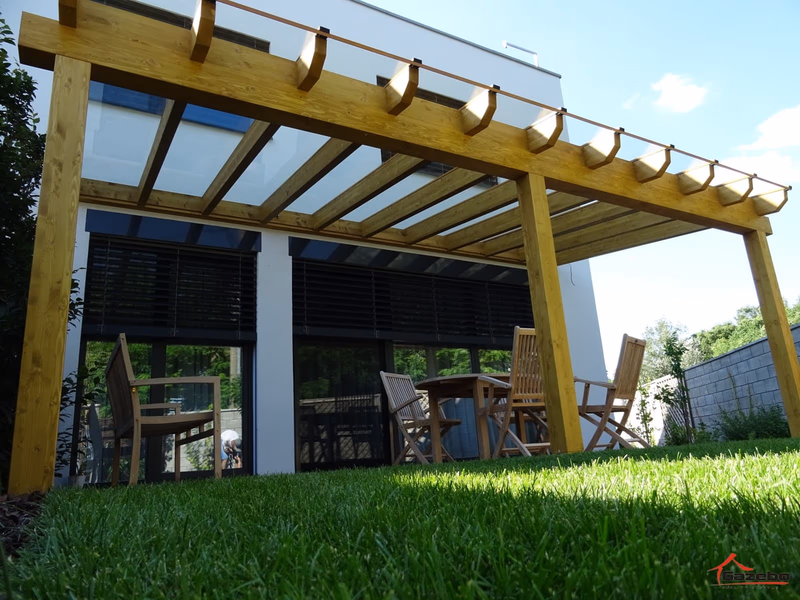 Drevená pergola Kartágo — realizácia 6