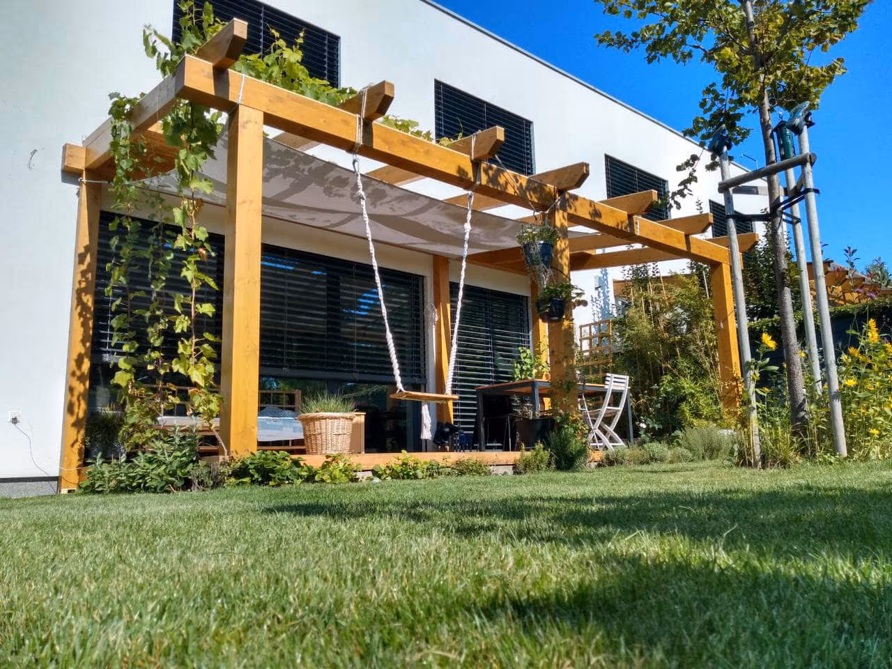 Drevená pergola Kartágo — realizácia 7
