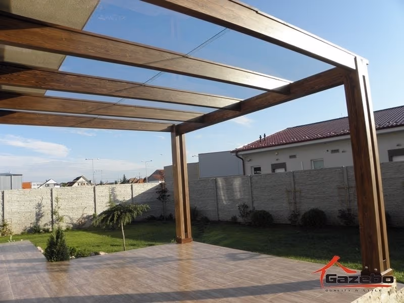 Drevená pergola Louvre — realizácia 6