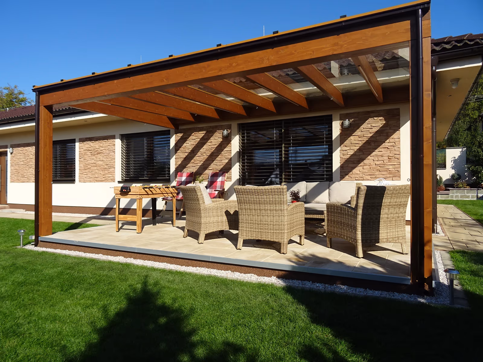 Drevená pergola Miláno — realizácia 18