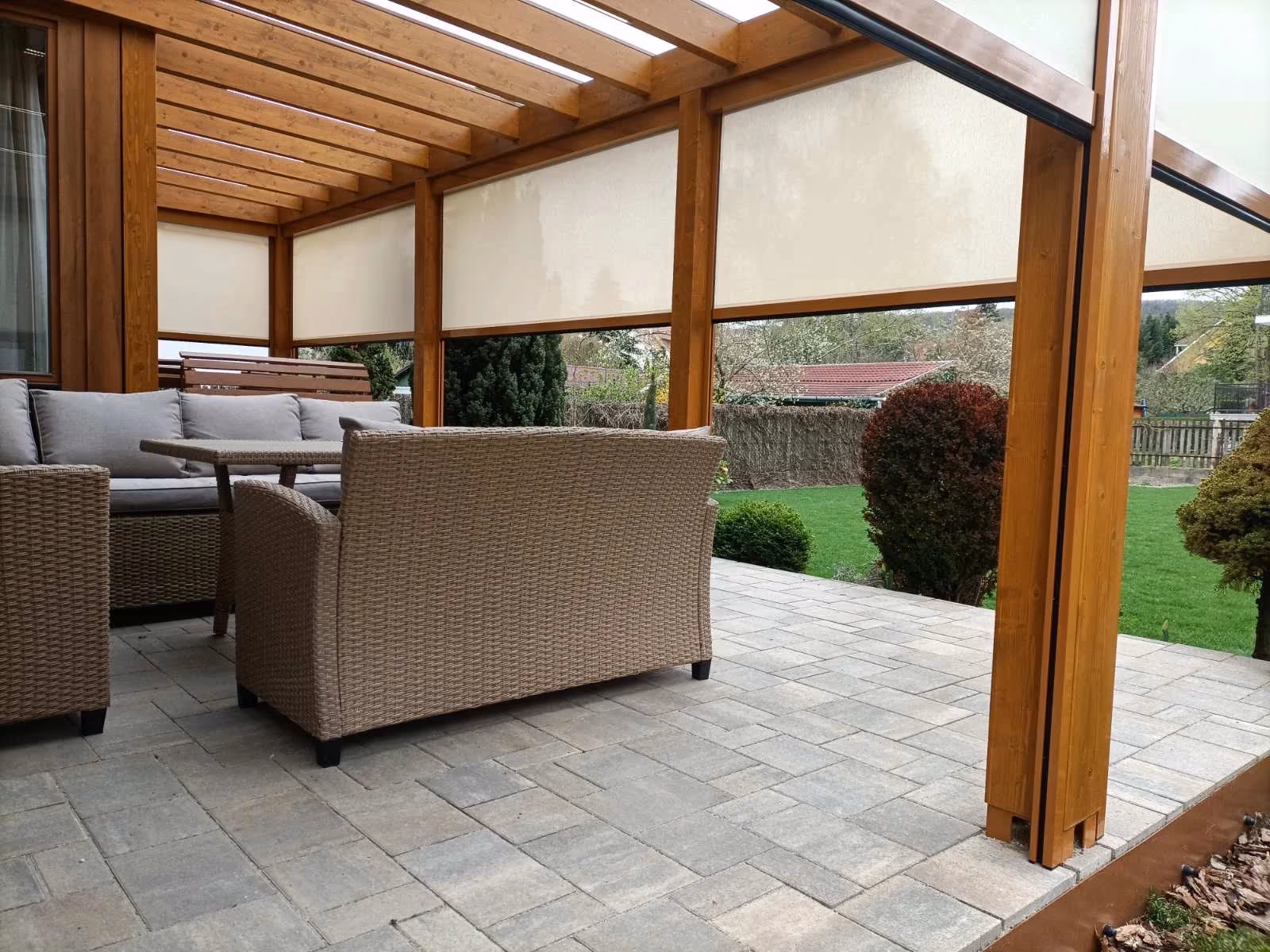 Drevená pergola Miláno — realizácia 22