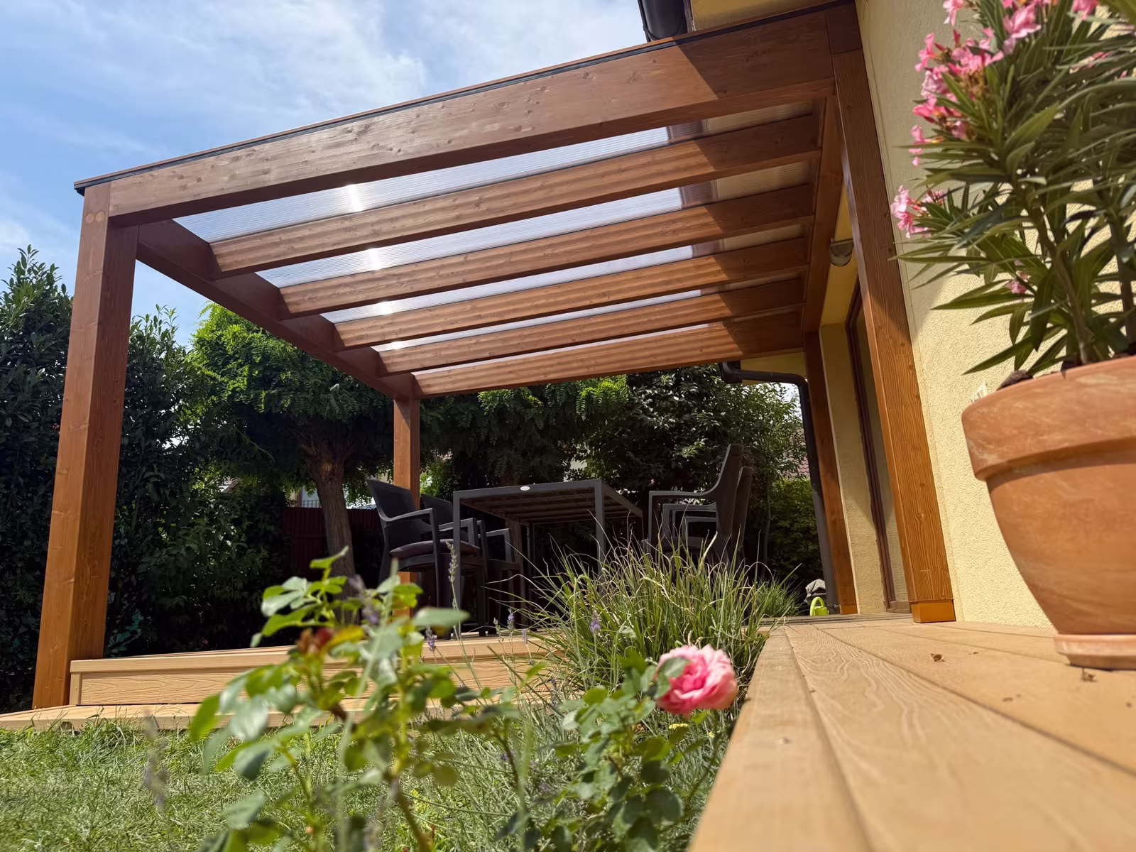 Drevená pergola Miláno — realizácia 26