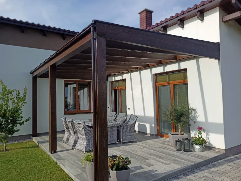 Drevená pergola Miláno — realizácia 30