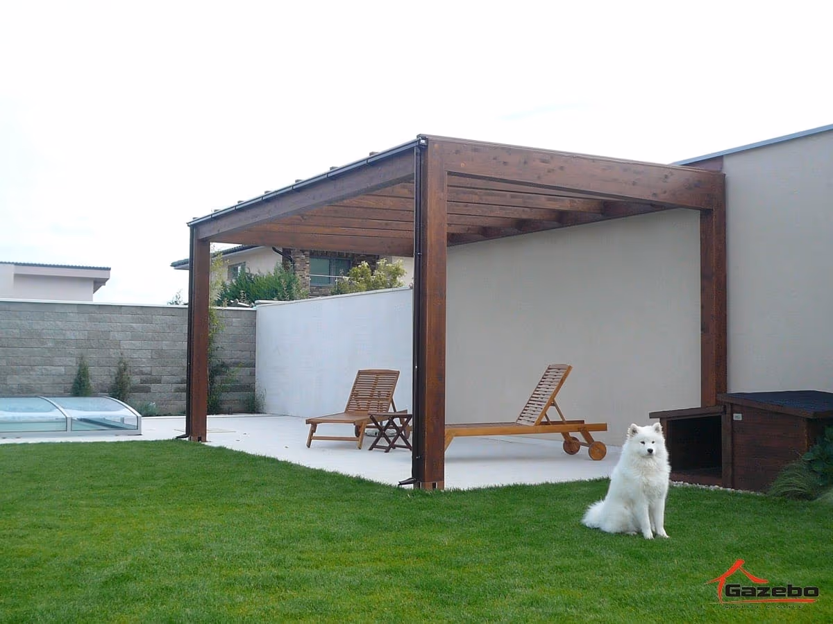 Drevená pergola Miláno — realizácia 8