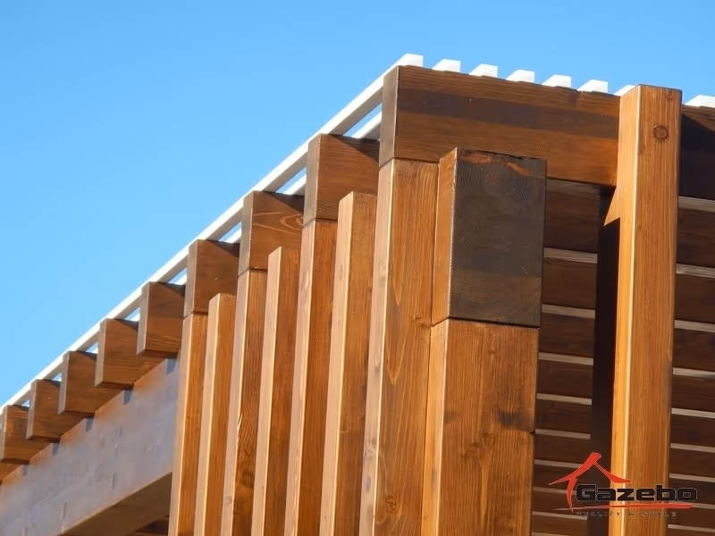 Drevená pergola Monaco — realizácia 6