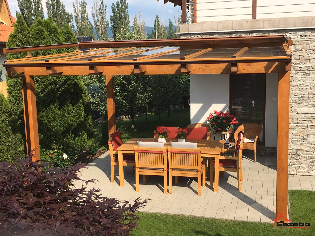 Drevená pergola Fénix — realizácia 13