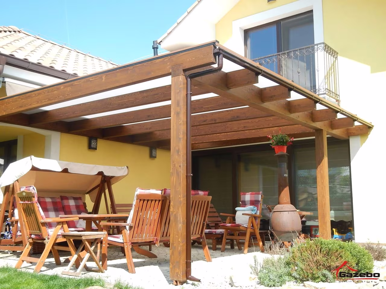 Drevená pergola Fénix — realizácia 18