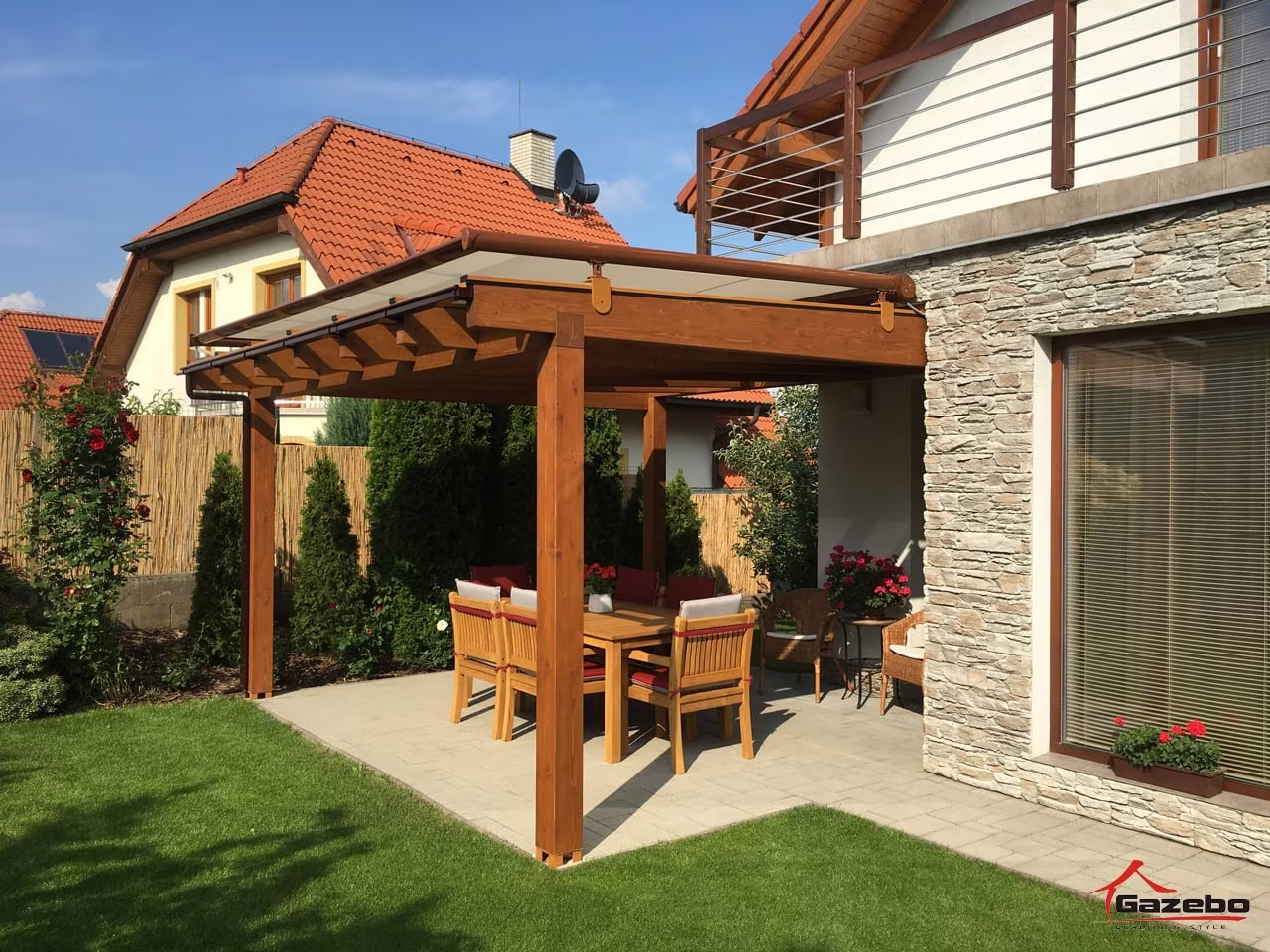 Drevená pergola Fénix — realizácia 19