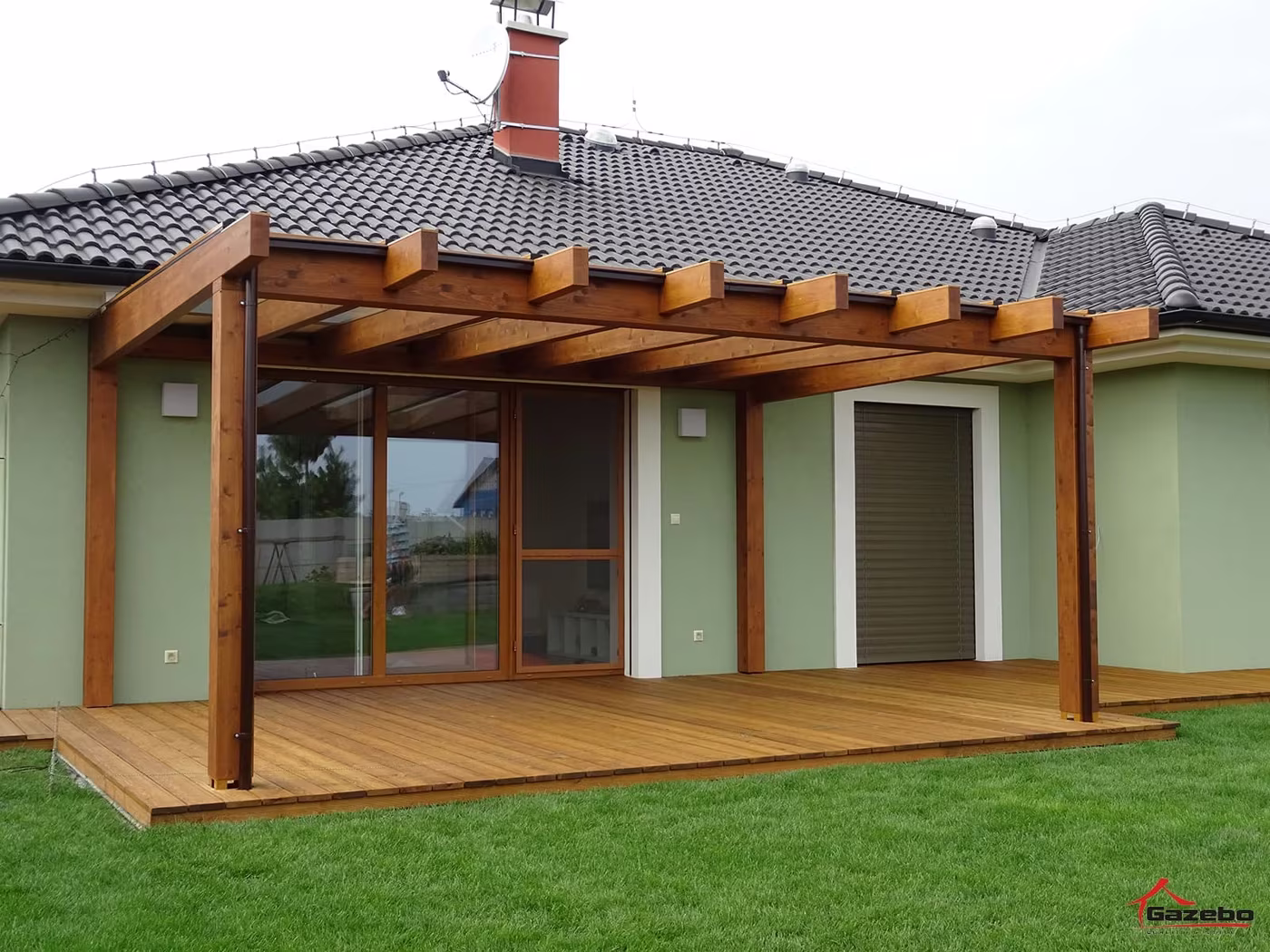Drevená pergola Fénix — realizácia 20
