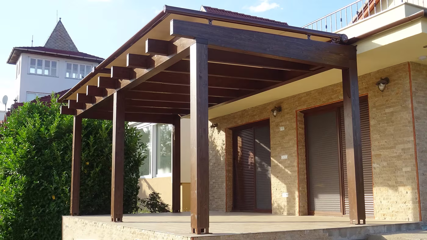 Drevená pergola Fénix — realizácia 23