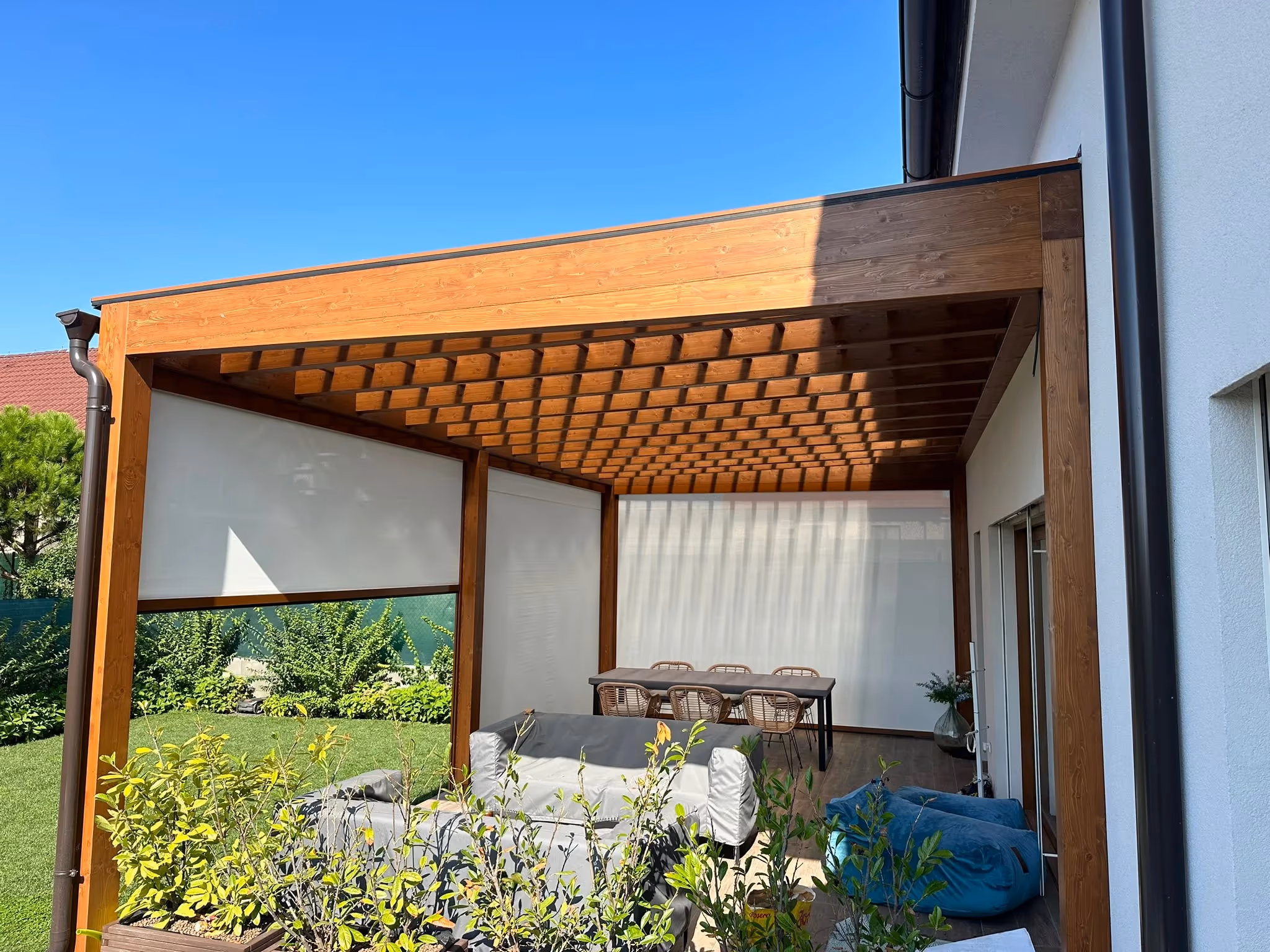 Drevená pergola Santorini — realizácia 9